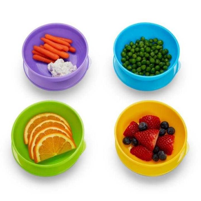 Тарілка секційна Munchkin мисочка з кришкой ложка виделка термо