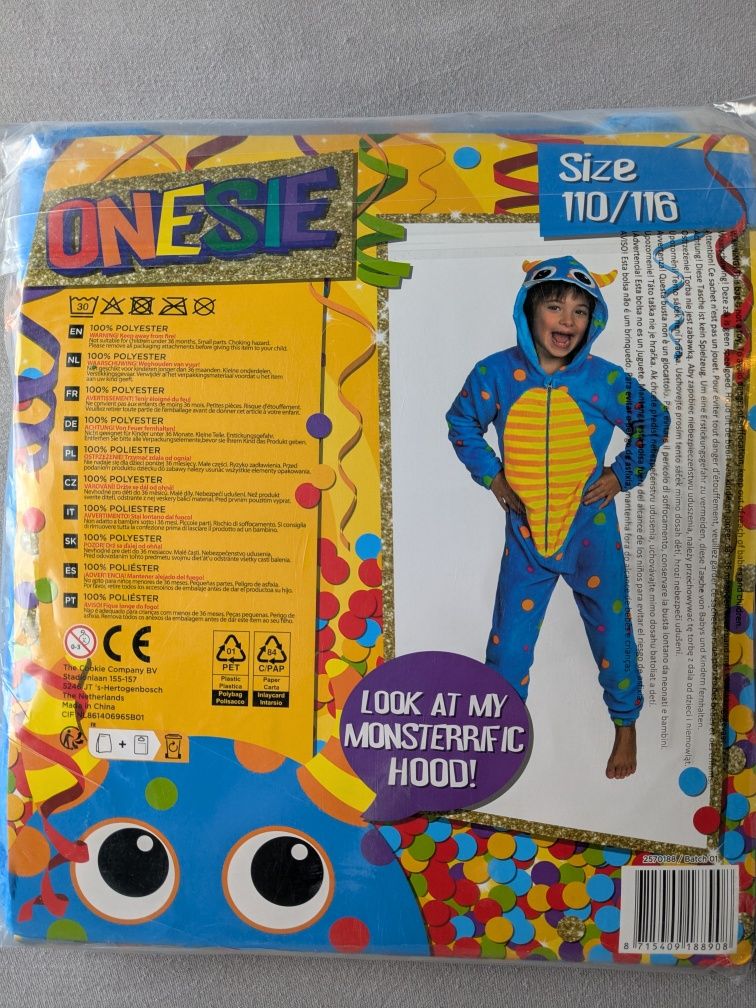 POTWOREK strój kombinezon przebranie kostium na bal 110/116cm