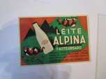 Rara publicidade Vintage Leite Alpina antigo