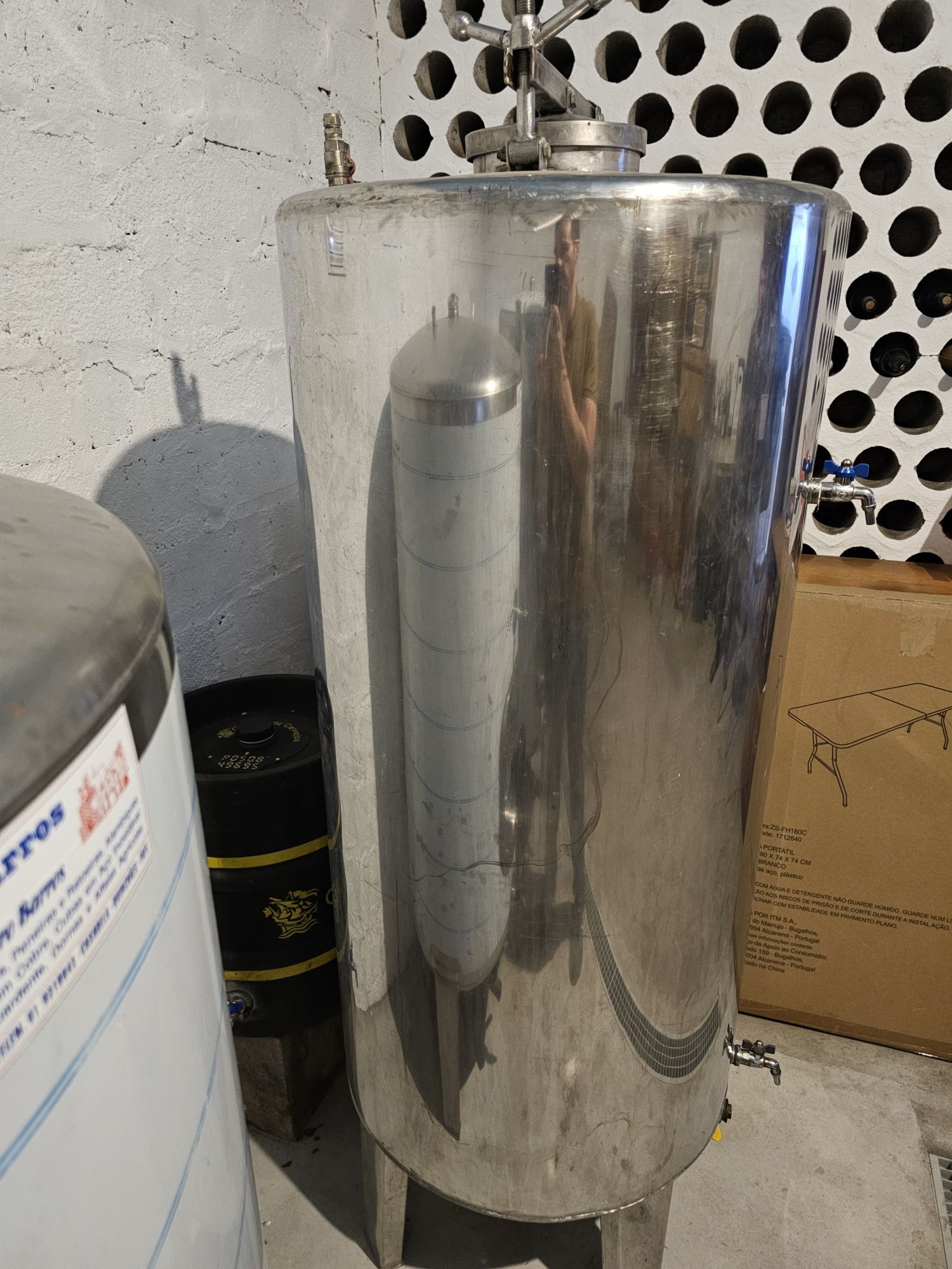 Cubas Inox para vinho