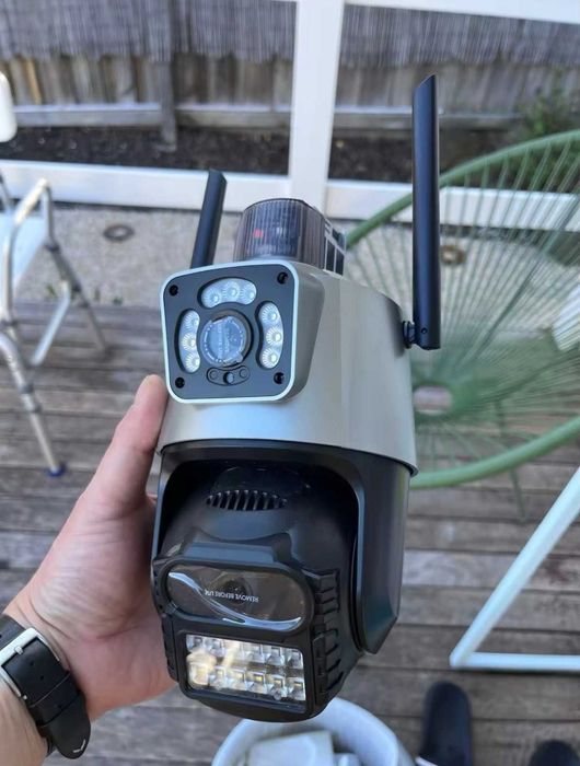 Камера відеоспостереження 8MP  V380Pro Вулична поворотна  Сирена  WiFi