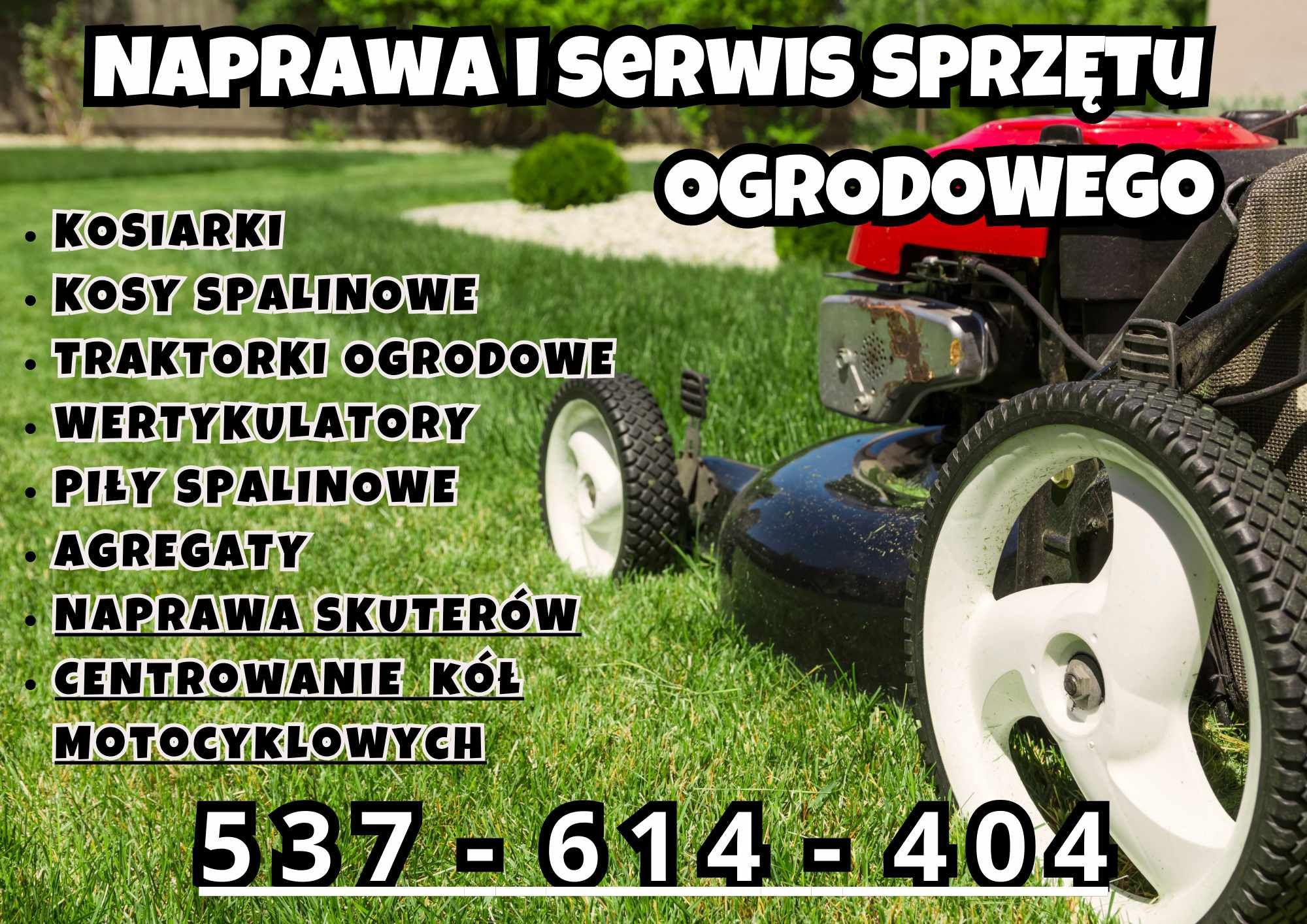 Serwis i naprawa sprzętu ogrodowego