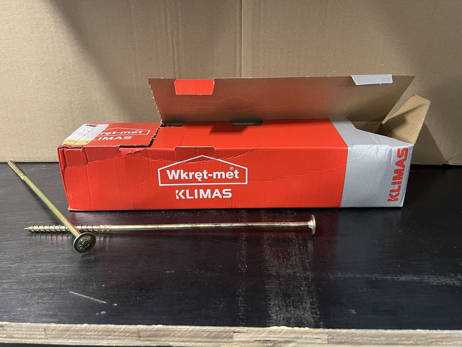 Wkręty ciesielskie 8x300 TORX talerzowe 50szt