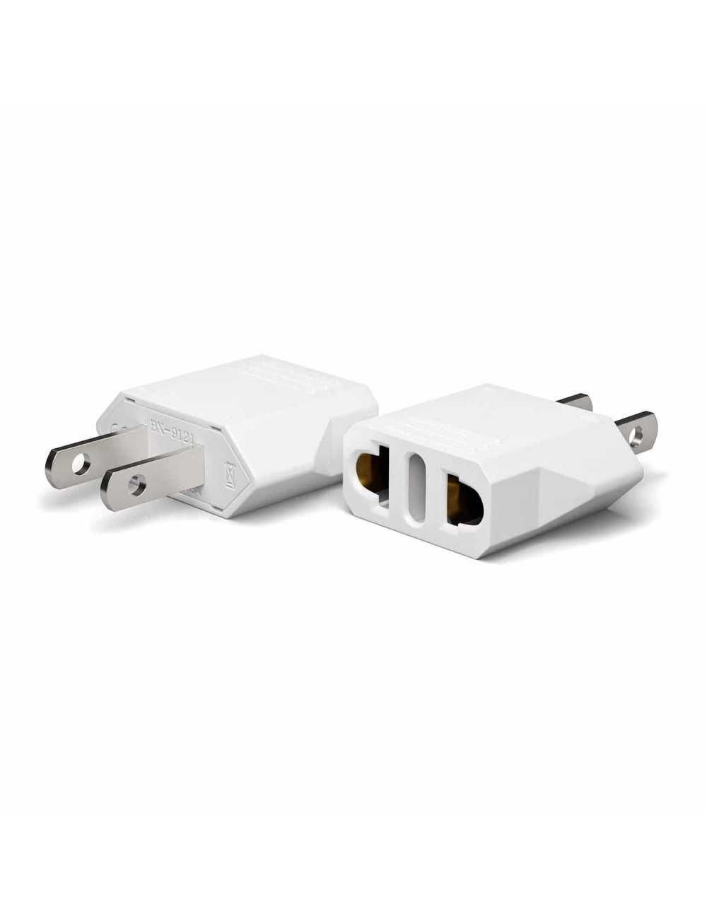 Adapter Sieciowy, Wtyczka, Przejściówka PL/EU na USA/Meksyk, 4 sztuki