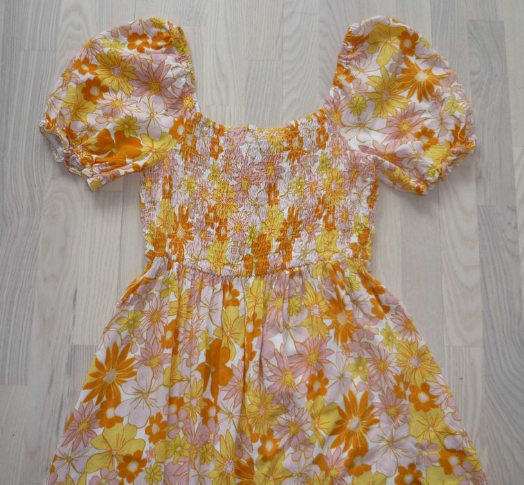 Sukienka New Look roz. 36 S marszczenia kwiaty