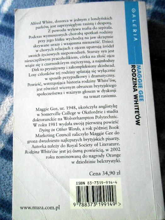 Rodzina White'ów - Maggie Gee, książka powieść