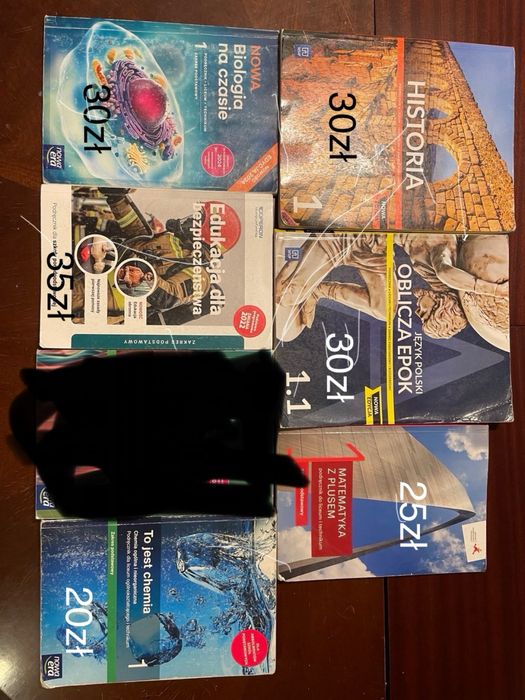 Sprzedam podreczniki do technikum klasa 1