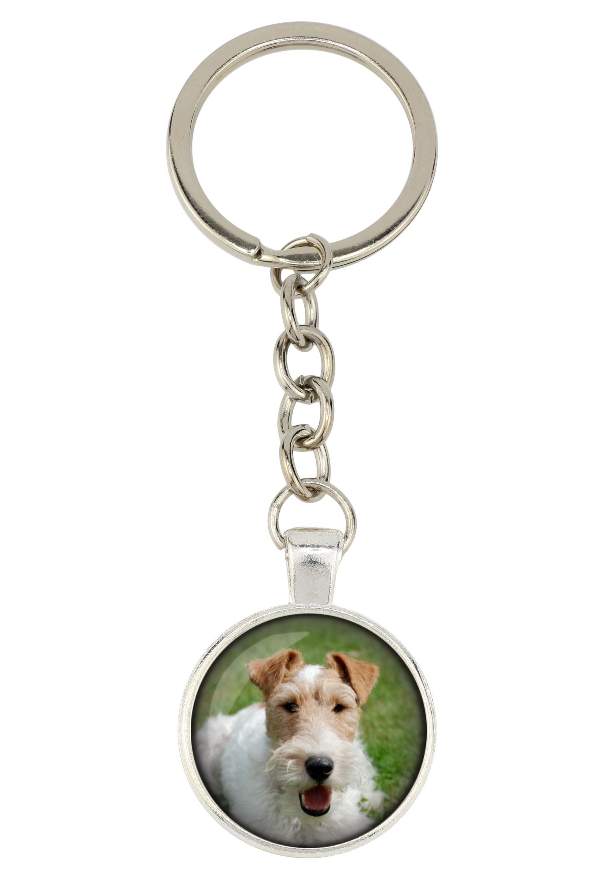 Foksterier szorstkowłosy brelok ze zdjęciem Art-Dog