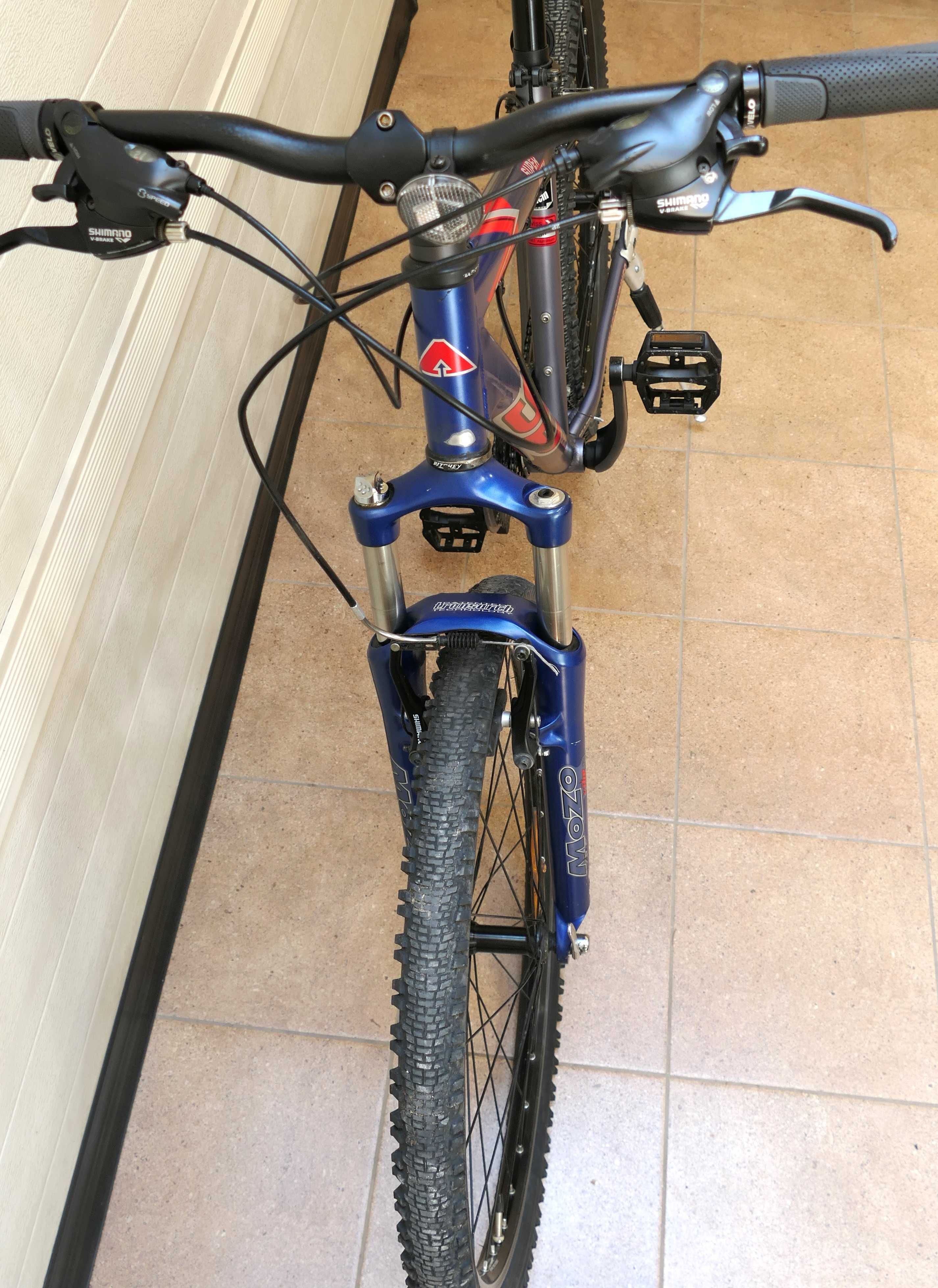 Rower MTB SUPER DUTY, koła 26, Aluminium , amo, Shimano Alivio