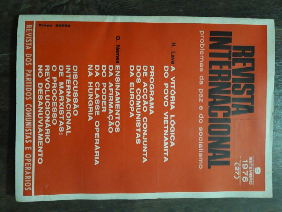 4 edições colecção REVISTA INTERNACIONAL