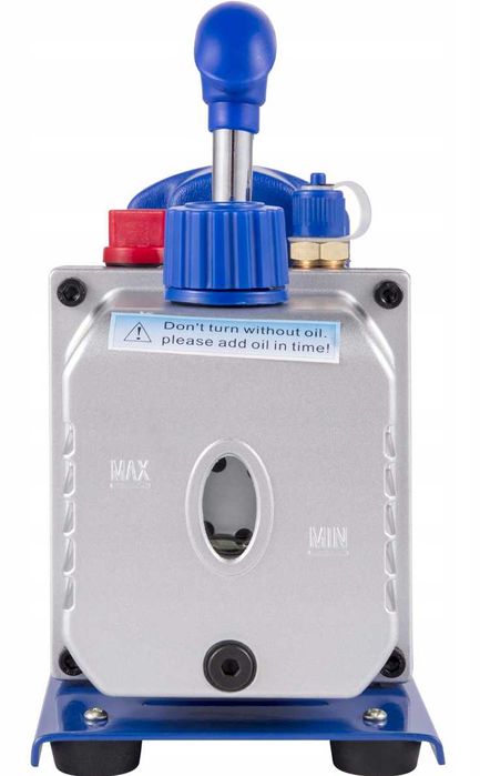 Pompa próżniowa podciśnieniowa chłodnicza 4CFM +manometry