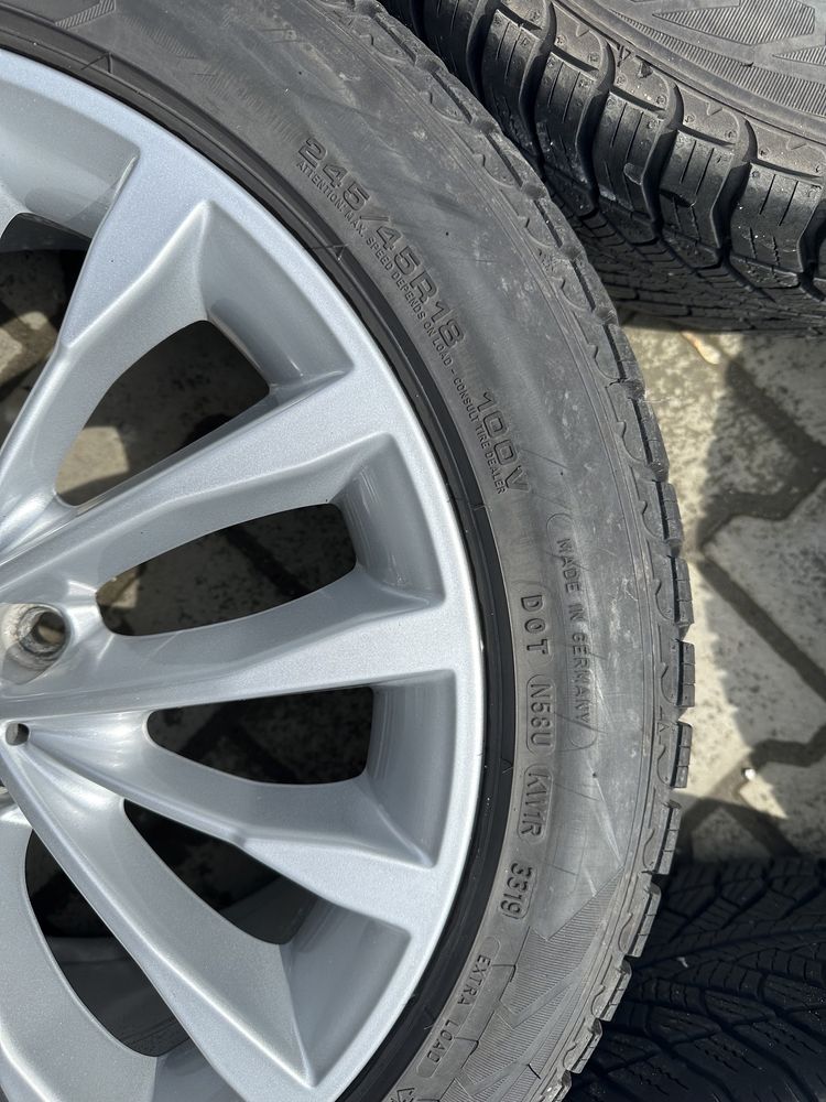 18” koła zimowe g30 g31 koła zimowe oryginalne bmw czujniki jak nowe