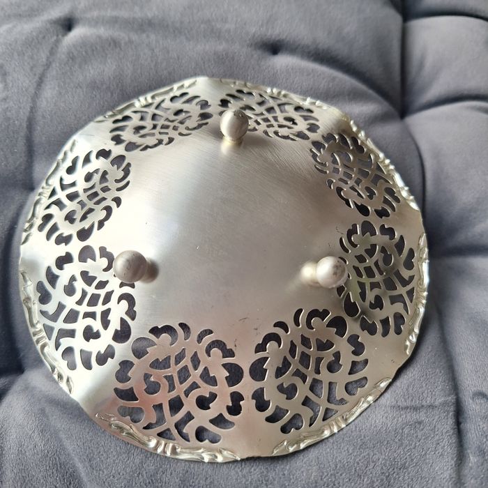 Miska metalowa na cukierki, suchy owoce, orzechy