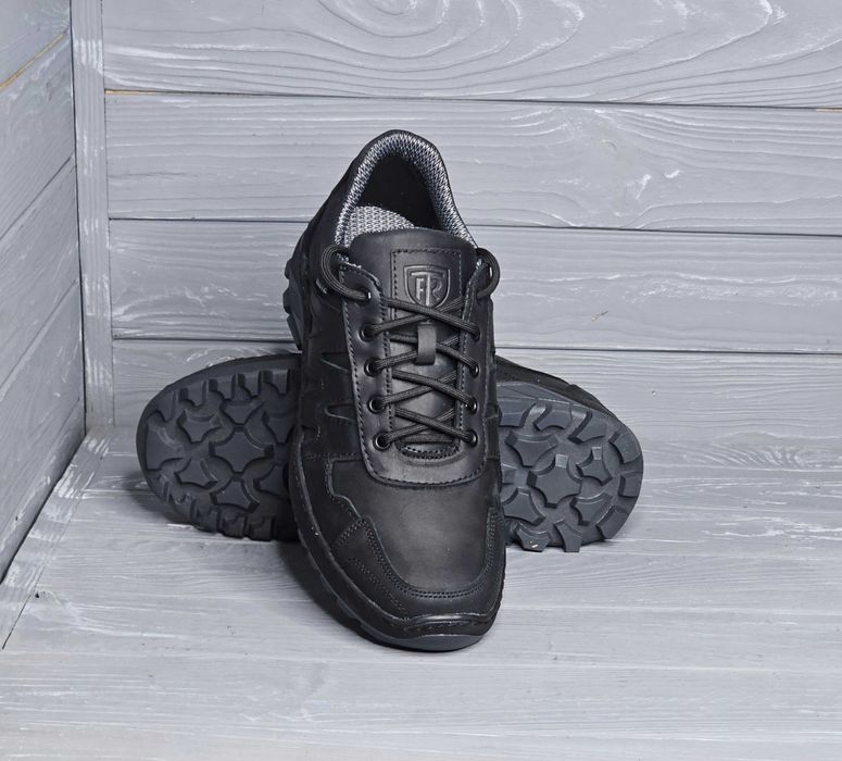 Кожаные прошитые мужские койот хаки черные кроссовки на мембране!!!