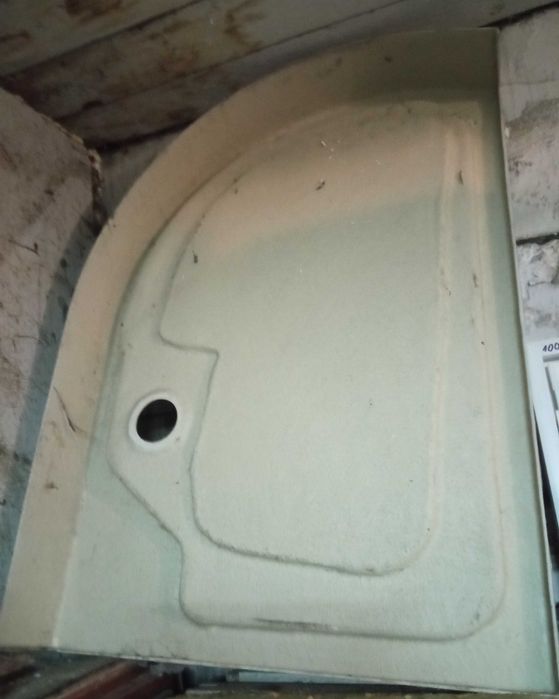 Brodzik akrylowy,narożny nowy