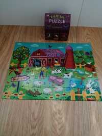 Puzzles 1- 48 peças barnyard e 2- duo contrários