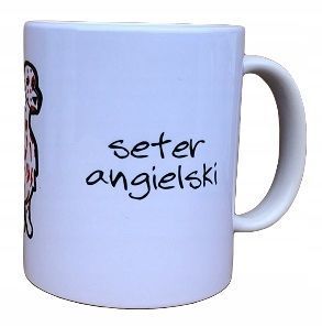 Kubek Z Nadrukiem Rasy Psów Seter Angielski + pudełko