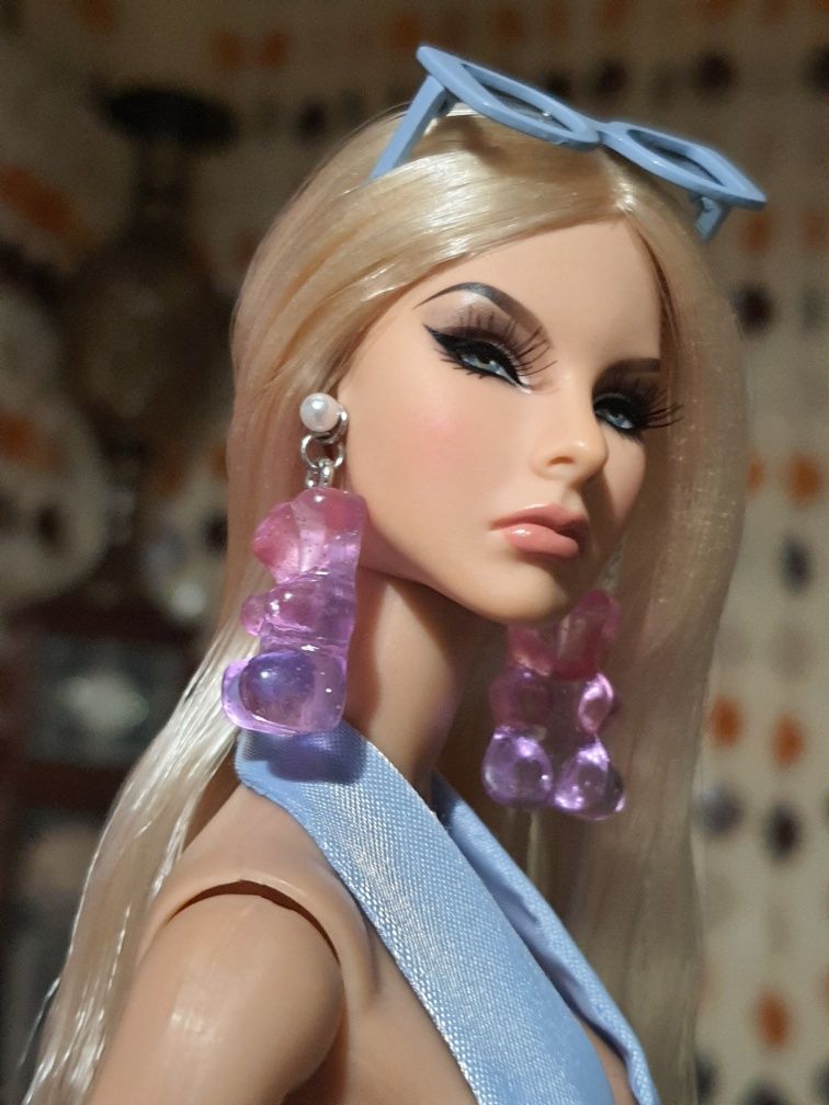 Серьги мишки украшения для кукол Барби Barbie Integrity Toys