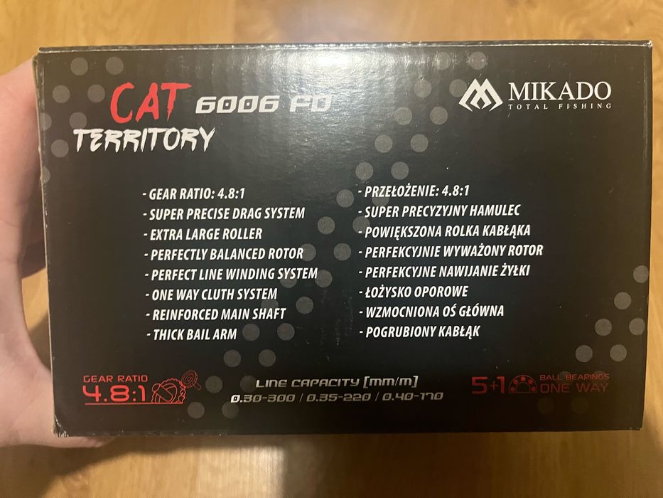 Kołowrotek mikado cat territory 6000