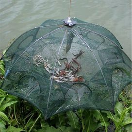 Siatka rozkładana do połowu żywca ryby rak krab homar 16 otwór parasol