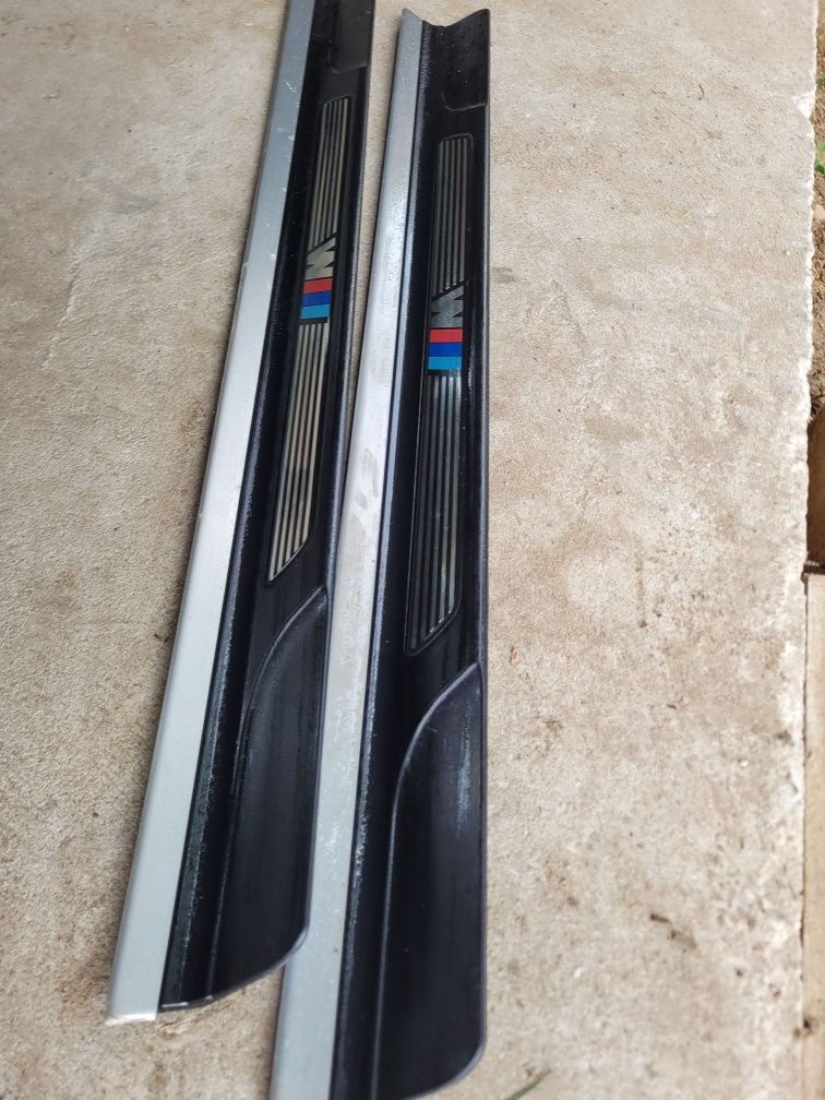 Bmw e46 coupe cabrio listwy m pakiet nakładki na progi wewnętrzne