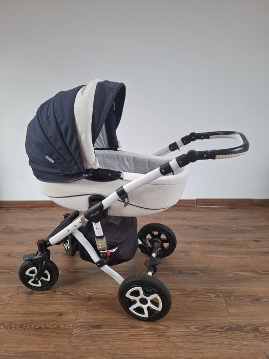 Wózek głęboko-spacerowy Adamex Barletta + akcesoria