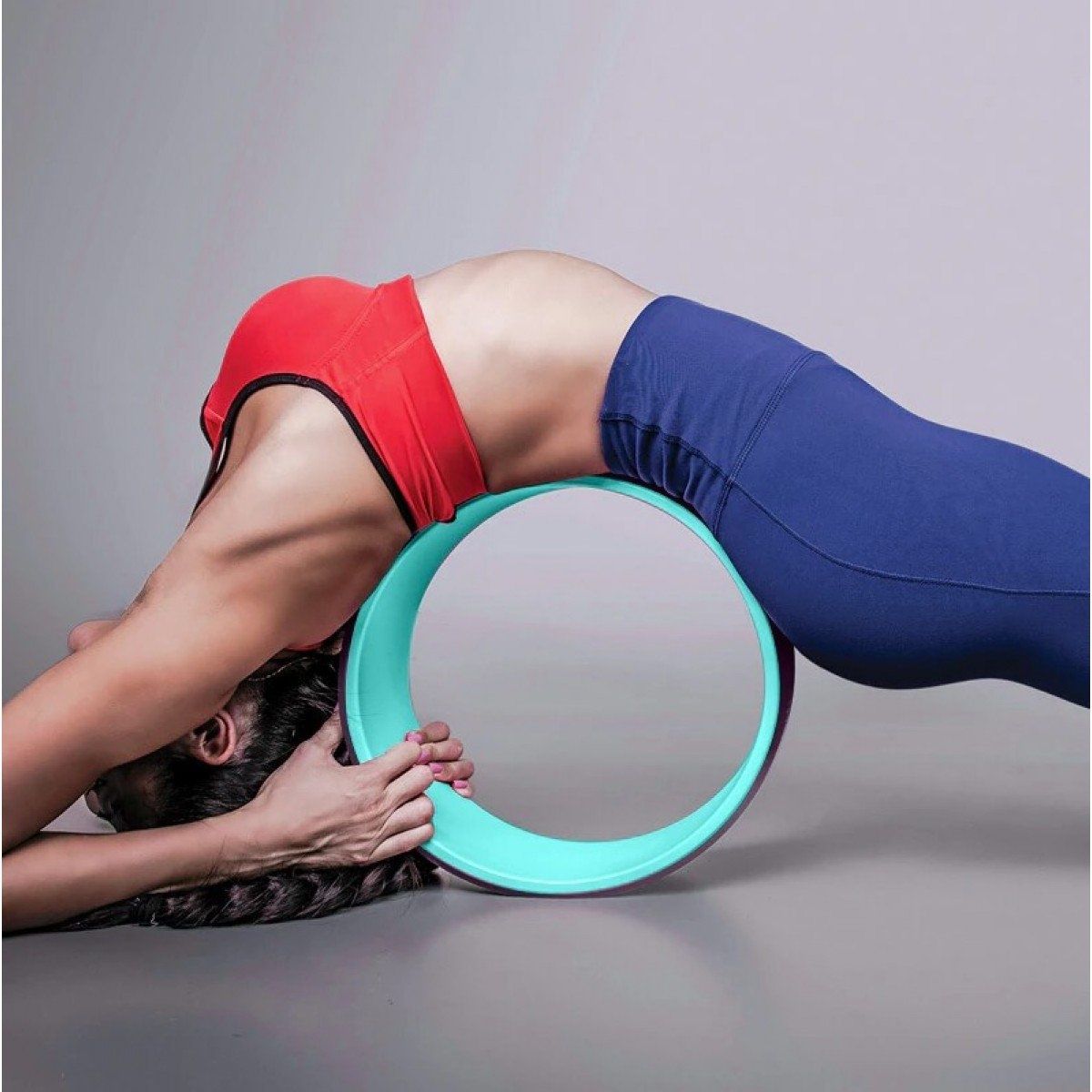 Колесо для йоги, 33*13 см/ кольцо для фитнеса, йога-колесо/ стретчинг