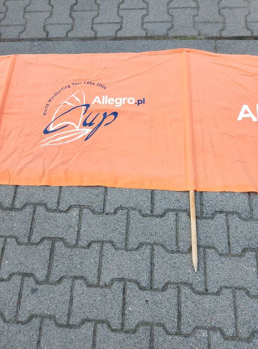 Parawan plażowy długość 4m wysokość 75 cm