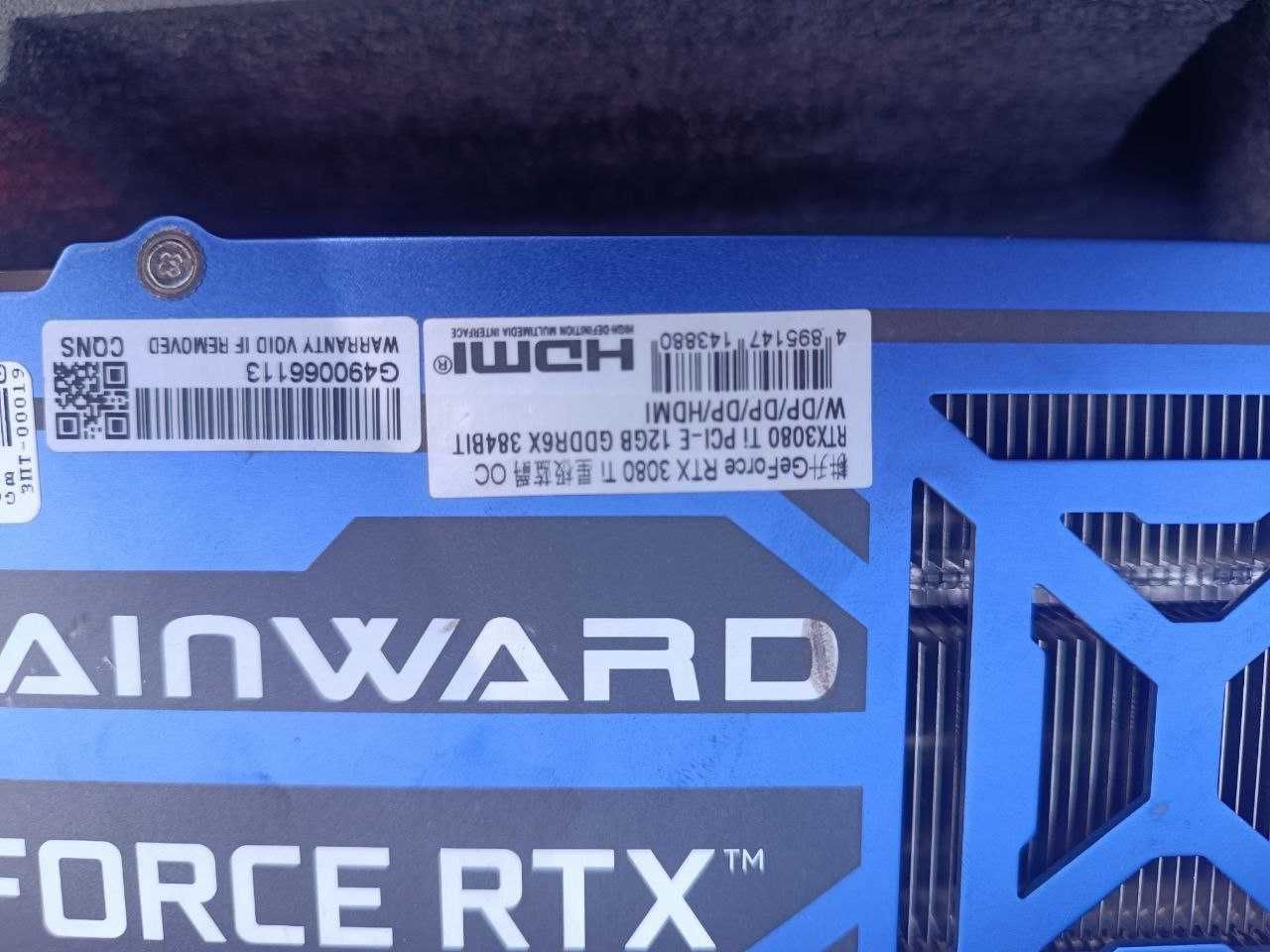 К-ть! Відеокарта Gainward GeForce RTX 3080 Ti Blue Star OC 12GB GDDR6X