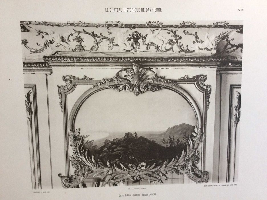 Le Chateau Historique de Dampierre. Heliotipia de 1905. Lote 2
