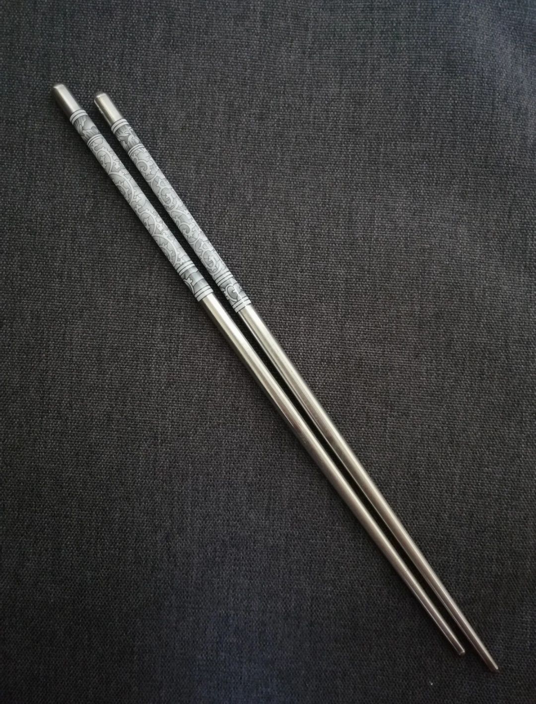 Pauzinhos / hashi/ chopsticks de aço inoxidável (NOVOS)