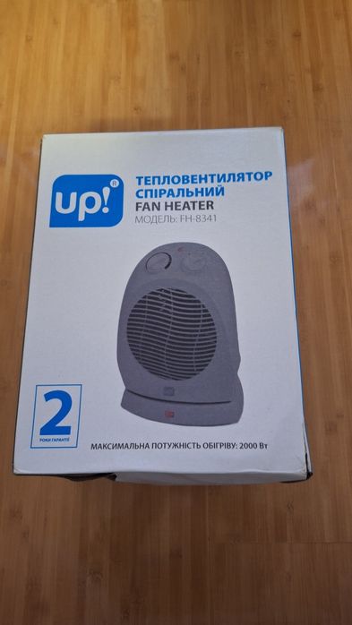 Тепловентилятор спіральний UP FH-8341