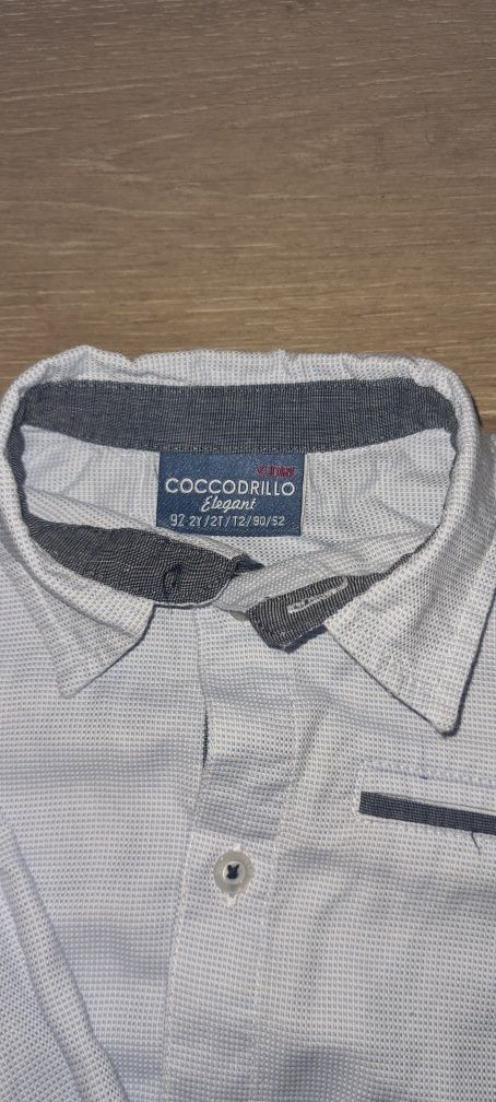 Śliczne koszule Coccodrillo. Jak nowe. R. 92