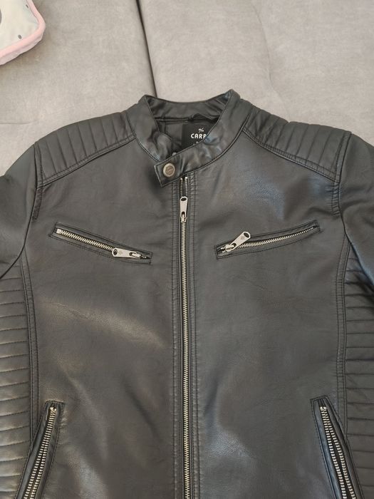 Kórtka skórzana męska nowa