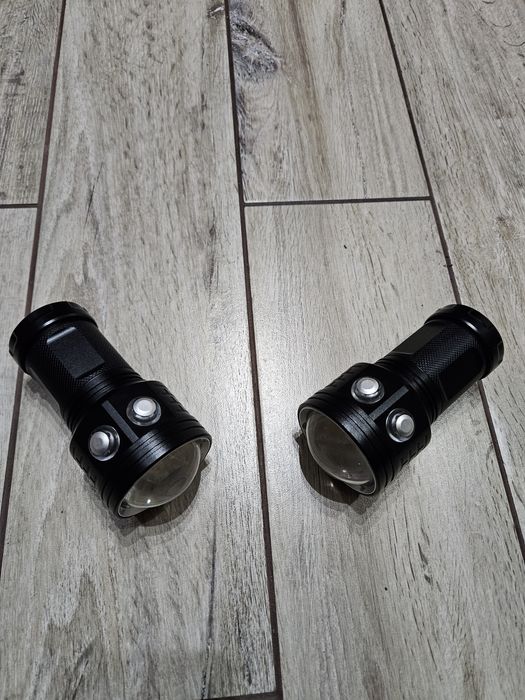 2 latarki nurkowe z bateriami LitoKala