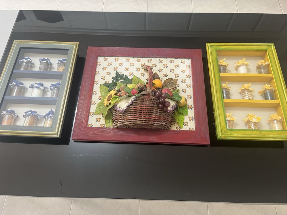 3 Quadros de Cozinha