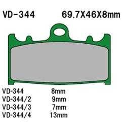 Vesrah Klocki Hamulcowe PrzódGSF,GSR,GSXR,ZX6R,ZX9R,GPZ,ZZR,ZXR,KLE,VN