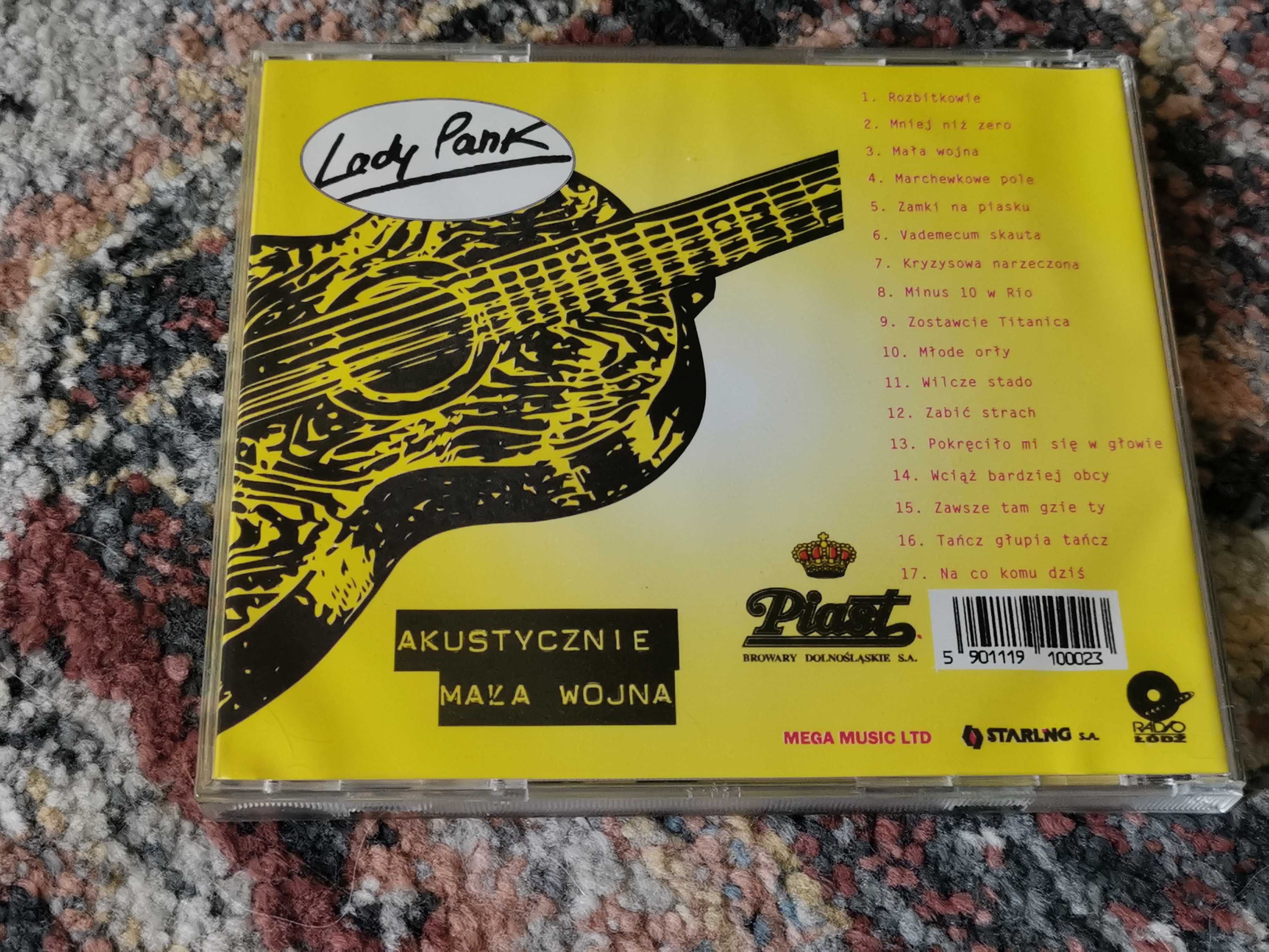 CD LADY PANK MAŁA WOJNA akustycznie wydanie 1995 Starling S.A. CD 002