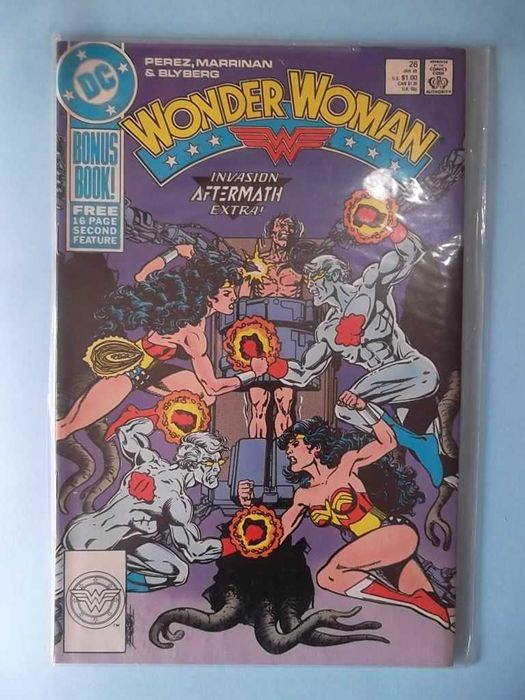 5 comics DC vintage keys Wonder Woman, Capt. Atom, Superman etc