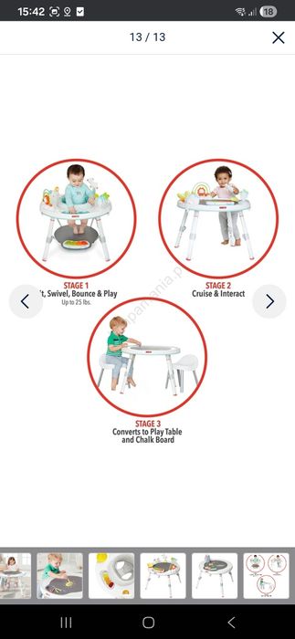 Mesa de atividades Skip Hop