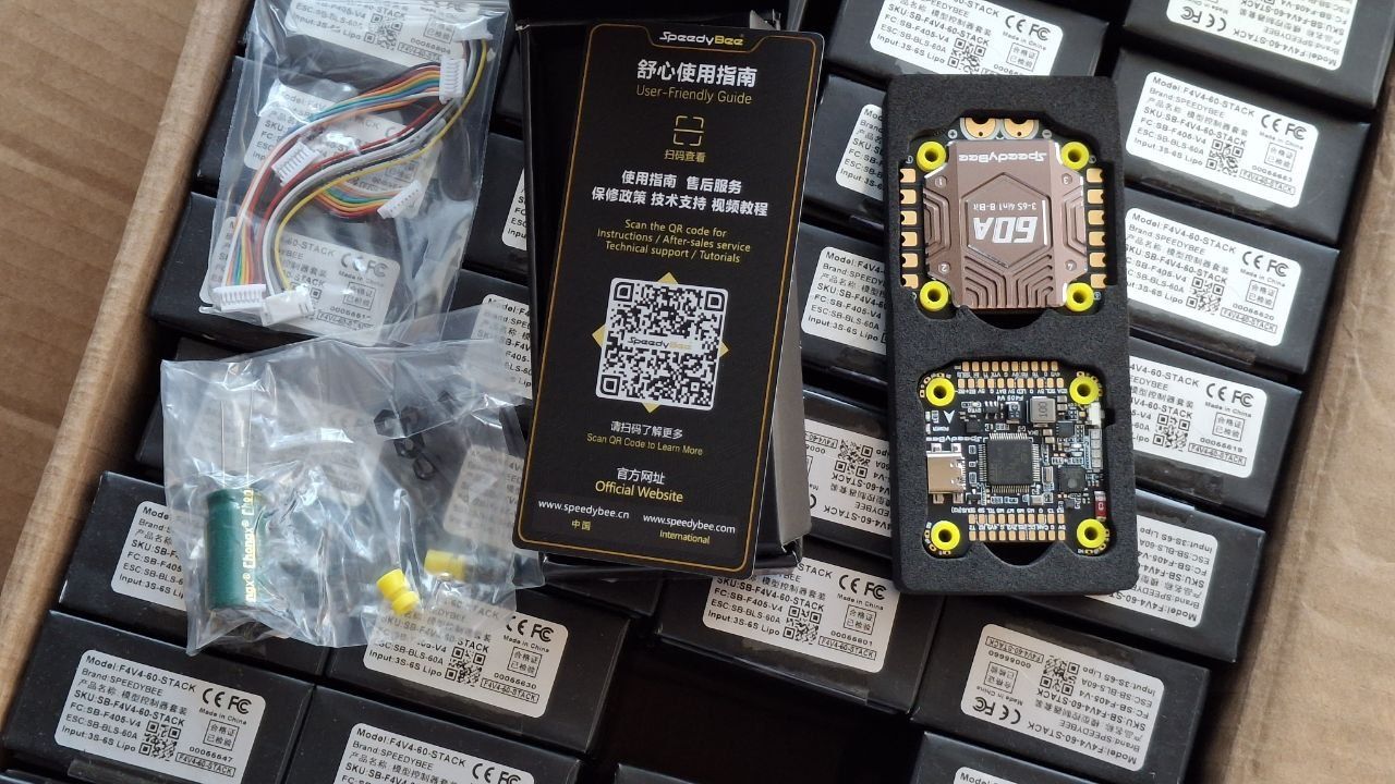 SpeedyBee F405 V4 BLS 60A 30x30 FC&ESC Stack також є на 55а