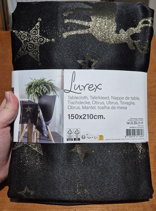 Obrus zimowy Lurex 150x210cm