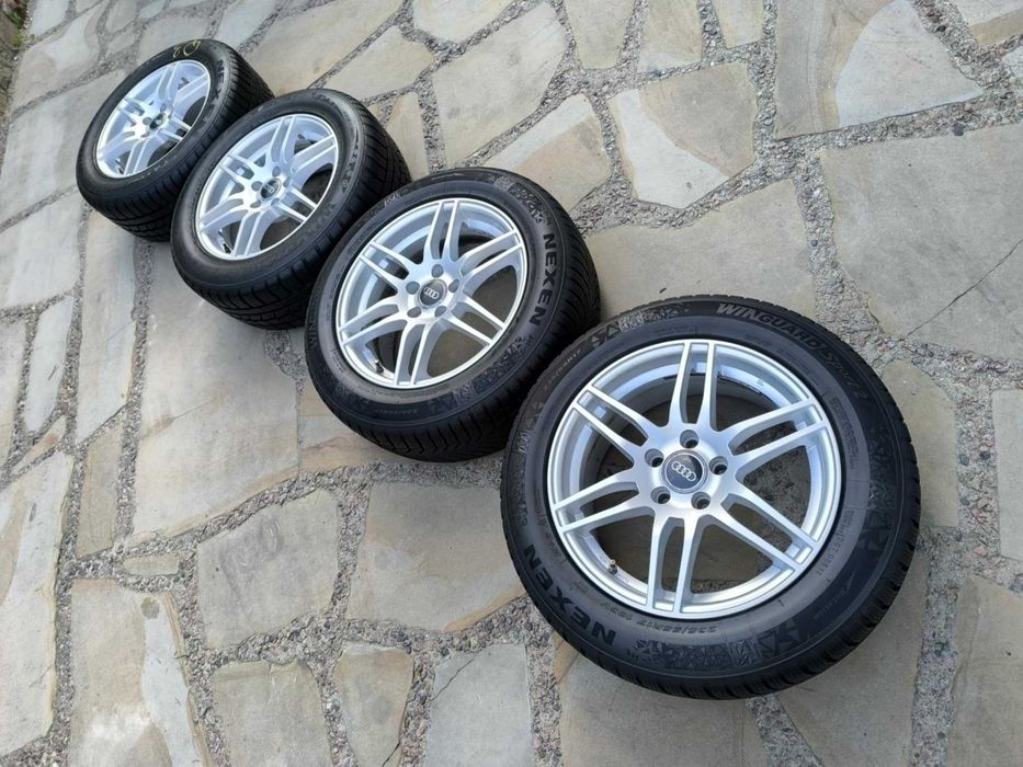 Alufelgi 17 5x112 opony zimowe 235/55R17 Audi VW Seat Skoda Merc 2023