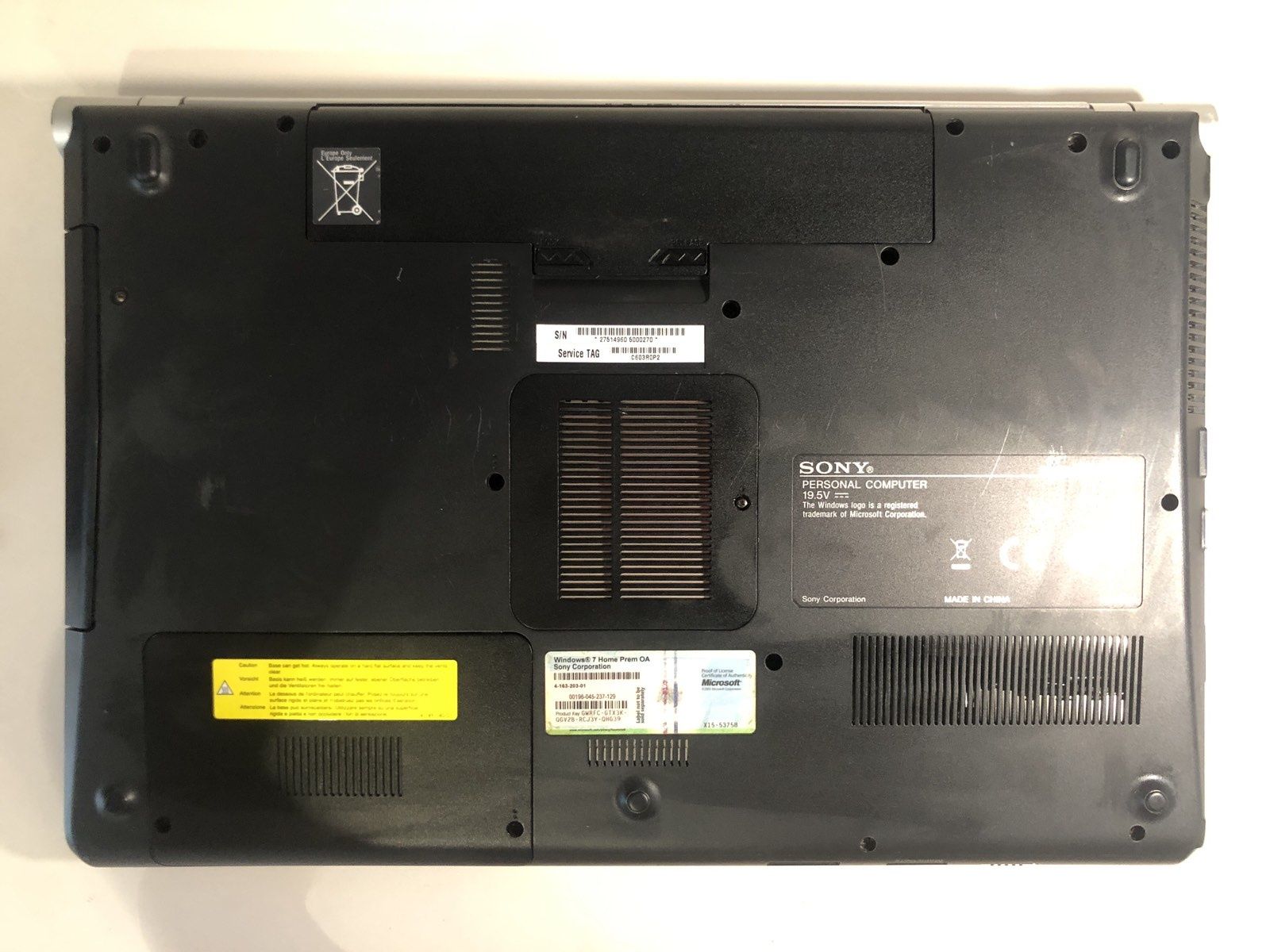 Ноутбук Sony Vaio VPCF11M1E(на разборку)