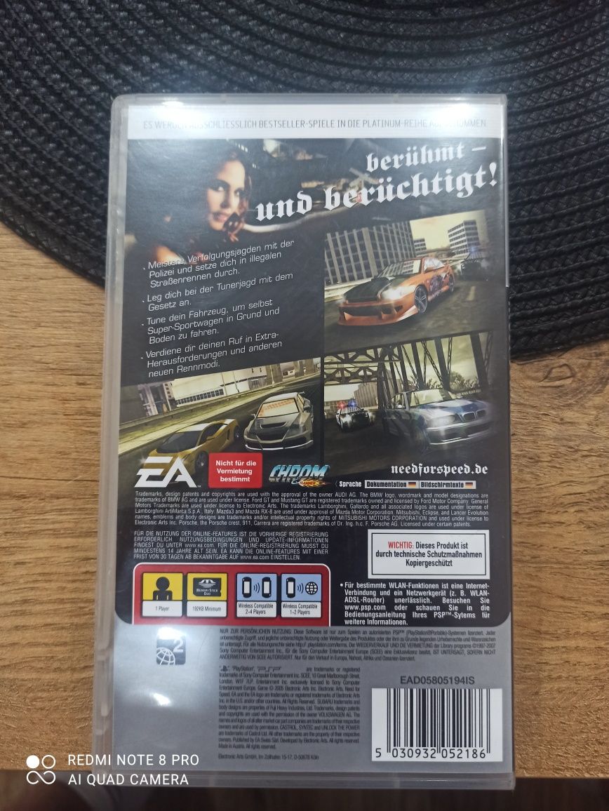 Need For Speed Most Wanted PSP