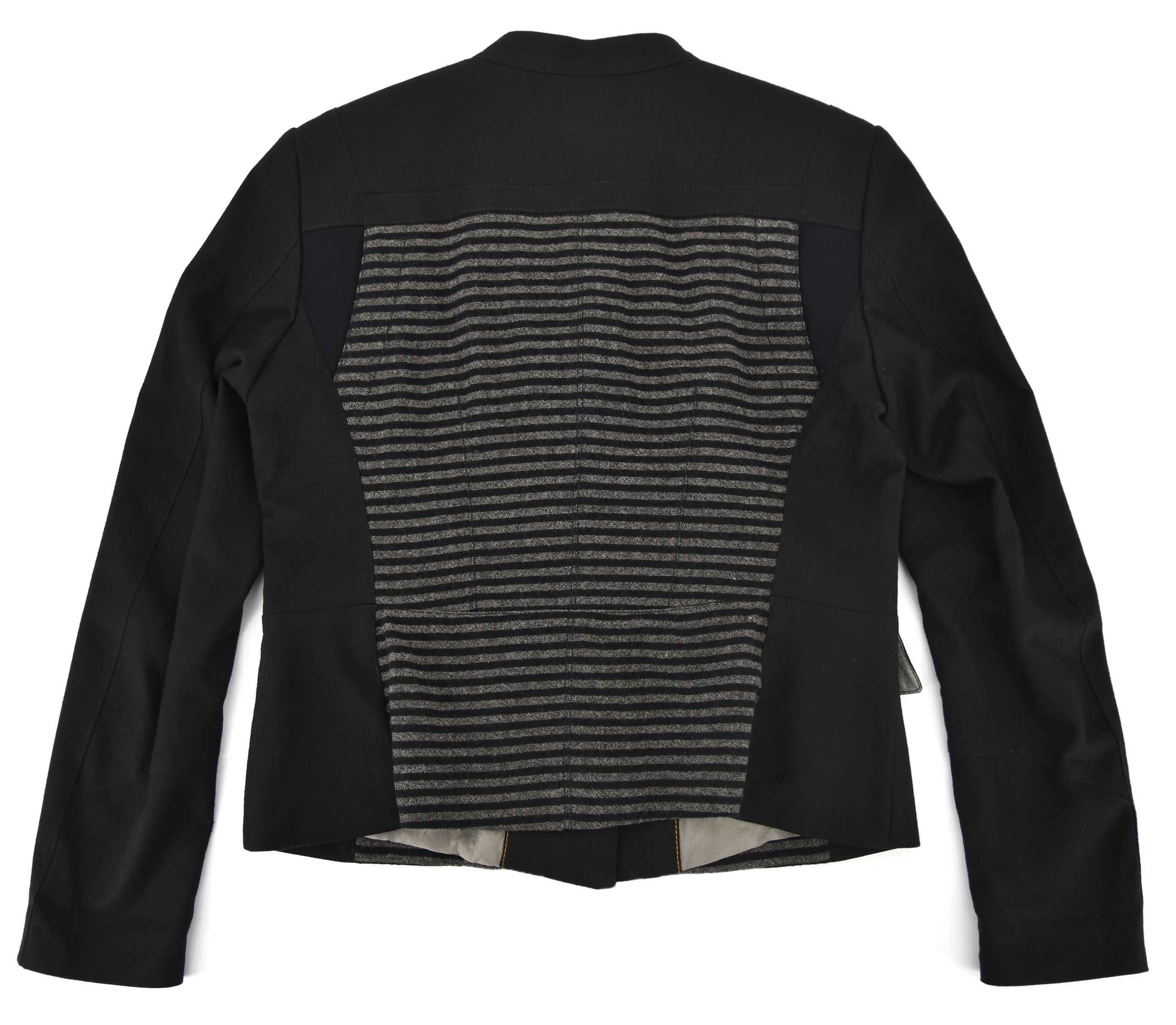 HUGO BOSS marynarka damska żakiet blezer wełna w paski vintage 40