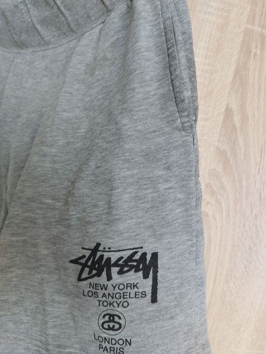 Spodnie dresowe krótkie szorty stüssy streetwear drip unikat vintage