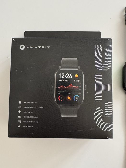 Smartwach zegarek czarny Amazfit GTS czarny