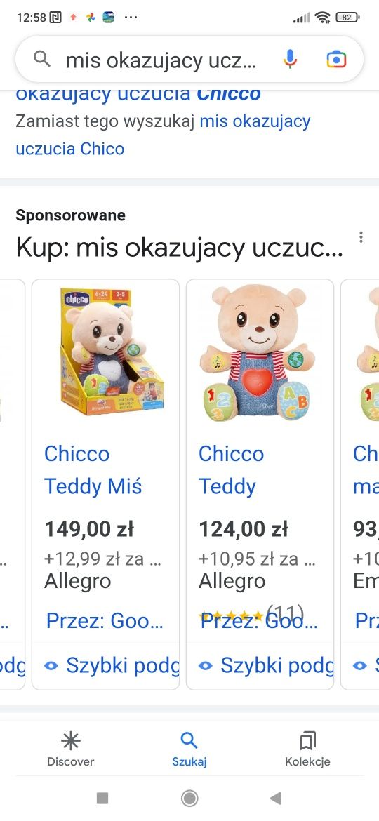 Chicco, Teddy, Miś okazujący uczucia, zabawka edukacyjna, dwujęzyczna,