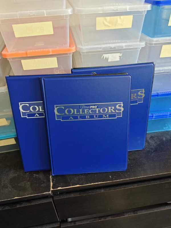 3x Ultra Pro 9 Pocket Pro Portfolio Collectors Cobalt